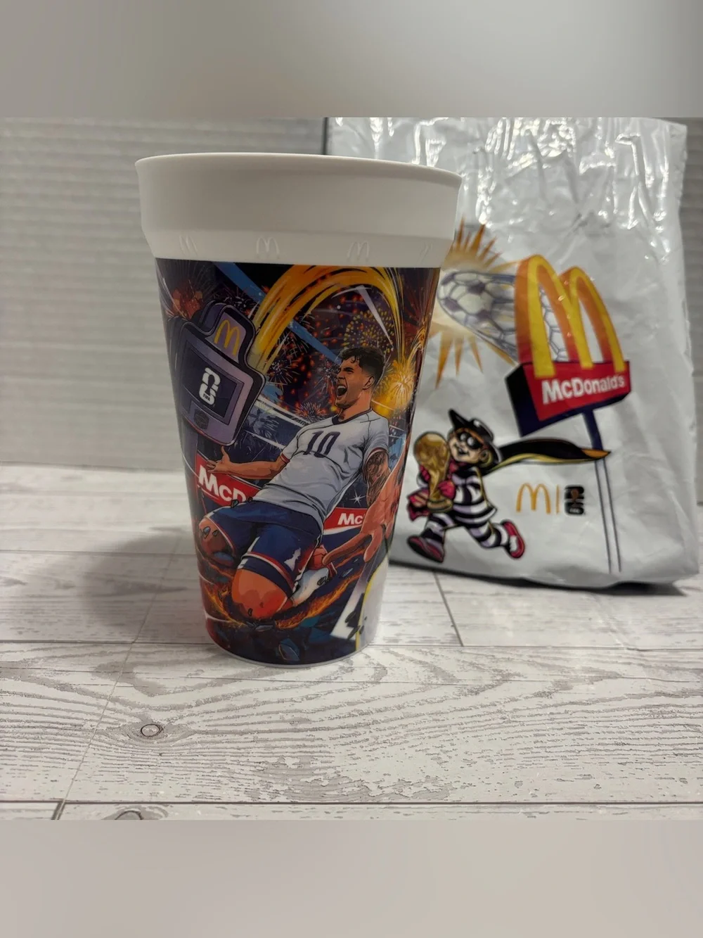 McDonald's FIFA 2026 World Cup Christian Pulisic Soccer Player Collectible Cup